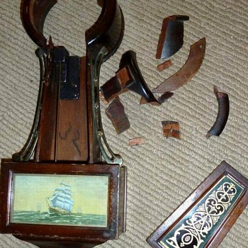 New Haven Miniature Time & Strike Banjo Clock - Clocks