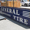 1940's THE GENERAL TIRE Porcelain Neon Sign HUGE double sided
