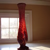 30 inch tall Le Verre Francais vase,unknown decor name