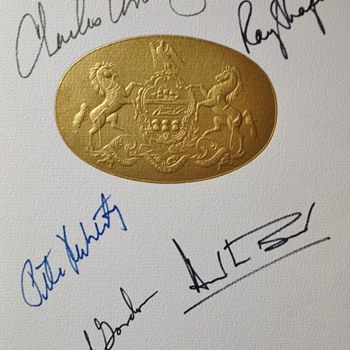 APOLLO-12 CREW AUTOGRAPHED 1970 PROGRAM !!! - Military and Wartime
