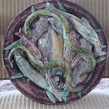 Palissy Ware / Majolica Charger, circa 1870