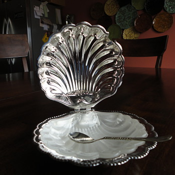 Caviar Dish from England - Flea Market Find - $10! - Sterling Silver