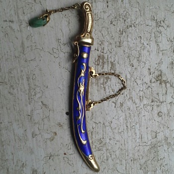 sword and sheath pin - Fine Jewelry