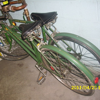 John Deere green bikes