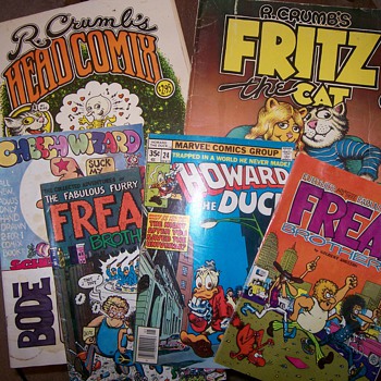 Fabulous Furry Freak Brothers, Fritz the Cat, R. Crumb Comix