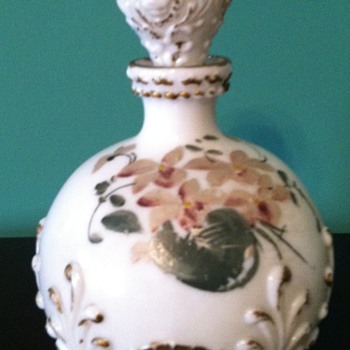 Victorian Milk Glass Vanity Items