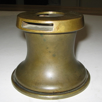 Brass pulley for sailboat,made by seafer? made in Holland 3"tall-4 lbs 