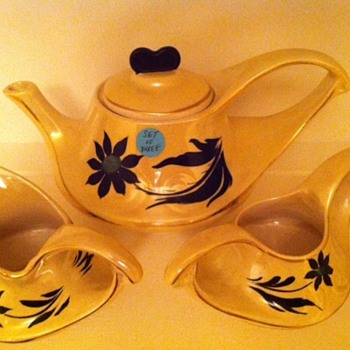 Vintage Yellow Tea Set - China and Dinnerware