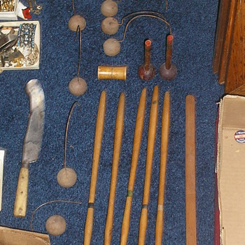 Salesman Sample Croquet Set - Advertising