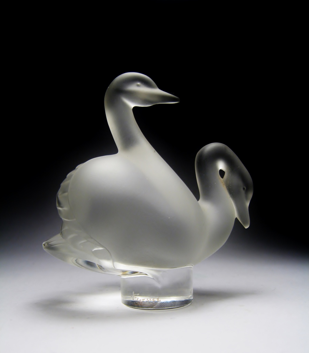 lalique france deux cygnes
