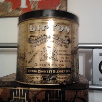 Lipton Tea Tin - Advertising