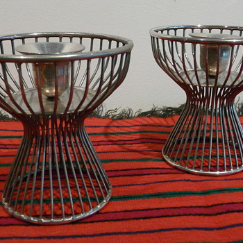 MODERNIST CANDLESTICKS