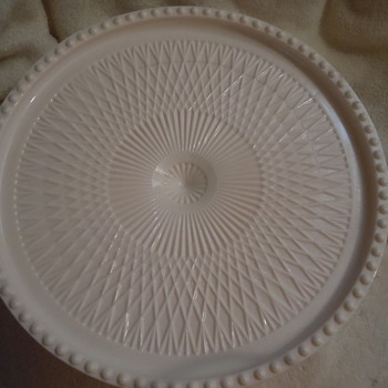 Pinkish Cake Pedestal - Glassware