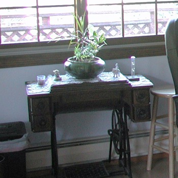 Treddle White Sewing Machine