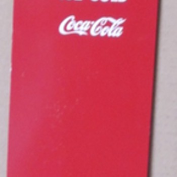 Coca Cola Tin Door Sign