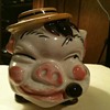 Piggy Bank with Hat and Cigar