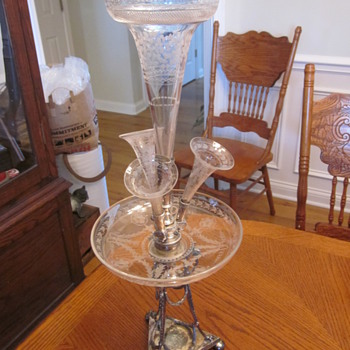Silver Epergne....garage sale find!