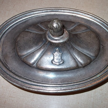 Silver ? Dish with a Lion Head