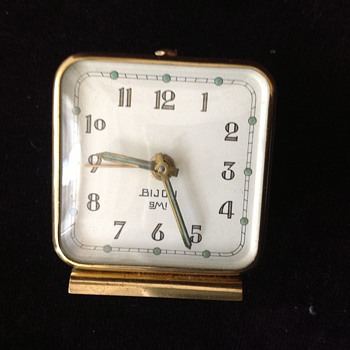 Antique 1950's SMI Bijou French alarm clock. - Clocks