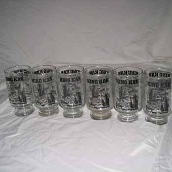 6 miller king kan glasses - Breweriana