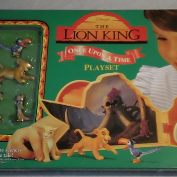 VINTAGE Disney's The Lion King Once Upon a Time playset factory seal mint