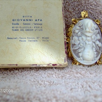 floral cameo,giovanni apa