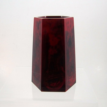 Rare Rindskopf Diluvium Glass Vase, ca. 1900 - Art Glass