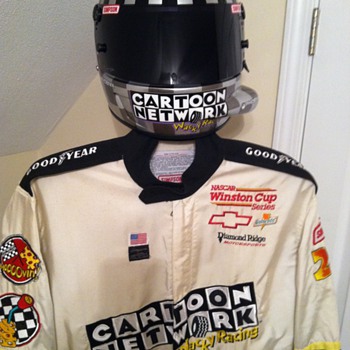 CARTOON NETWORK FIRESUIT AND HELMET JEFF GREEN