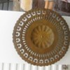 Metal hand carved wall hanging