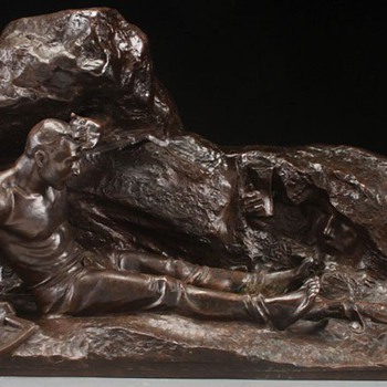 monumental, JOSEPH HAMMERSCHMIDT(German 1873-1926) Jugendstil Symbolismus - Art Nouveau