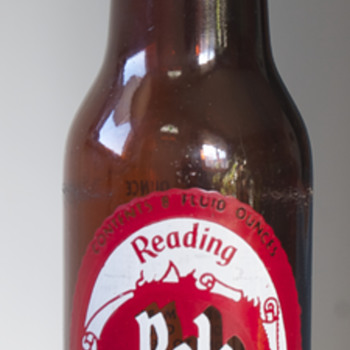 Vintage Reading Beer Bottle…. - Breweriana