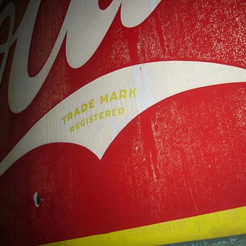 1943 Metal Coke Sign - Signs