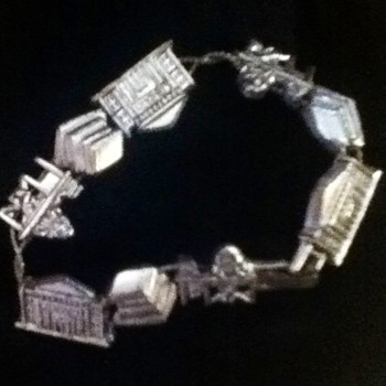 Vintage Charm Bracelet - Costume Jewelry