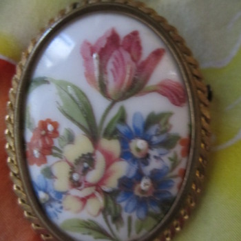 Vintage Pin by Jo Bary, Limoges, France