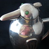 Sterling Silver pitcher, shape of bird, beak moves