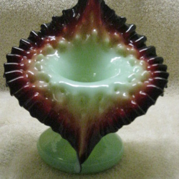 Boston Sandwich Oxblood Jack in the Pulpit  - Art Glass