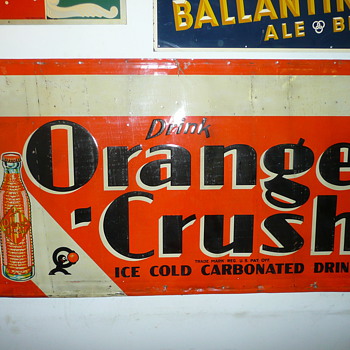 Orange Crush Soda Sign  - Signs