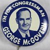 George McGovern Political Campaign Pinback Button