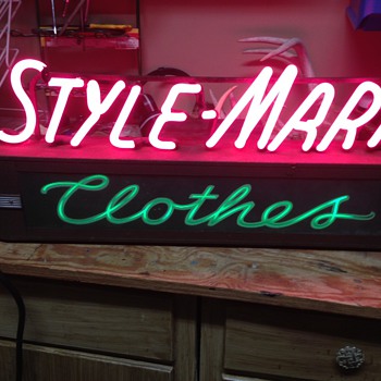 Found Neon Sign - Signs