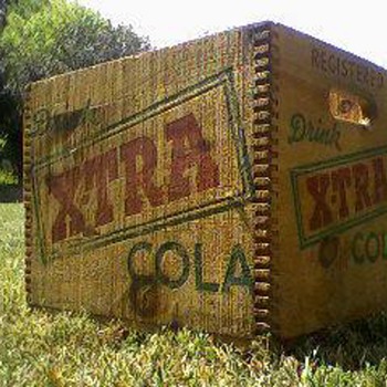Xtra Cola Dovetail Crate - Advertising