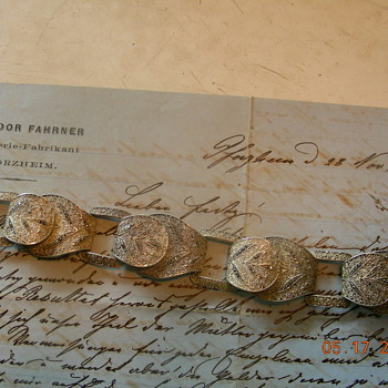 Fahrner items and signatures