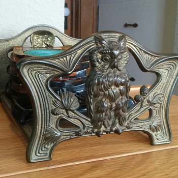 Judd manufacturing co. slidding bookends - Art Nouveau