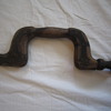 Early 1800's Primitive Wood Manual Hand Made Drill Bitstock Brace J.W. ROSS H & R Boker D Pattberg William Marples?