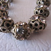 Vintage Rhinestone Costume Jewelry Necklace