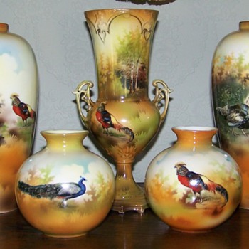 Some Fowl Prussian Vases
