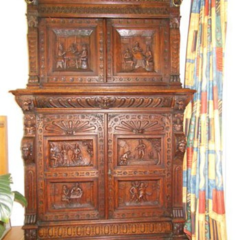 The drinks cupboard