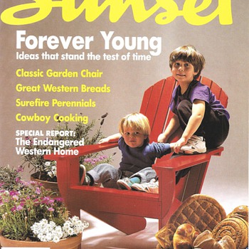 Our kids on the cover of Sunset - Paper