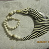 Zebra necklace