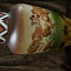 Hand painted American Indian Vases