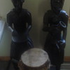 Unknown Haiti Figures and drum - 1930s